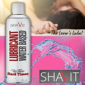 Shavit Long Lasting Lubricant - Water Based Lube Personal Natural Feel Sex Gel