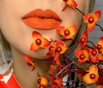 Matte Liquid Lipstick (Color: Orange Shade 11, size: 36mL)